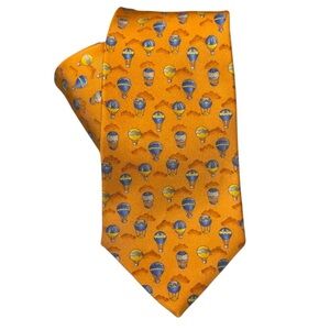 Ferrell Reed Silk Hot Air Balloon Pattern Necktie